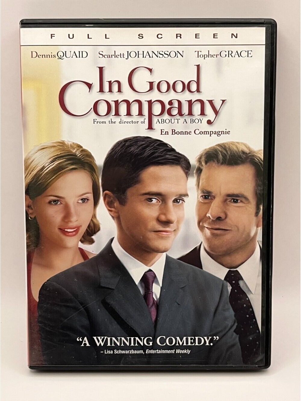 In Good Company DVD Full Screen Dennis Quaid 2000s Comedy Paul Weitz